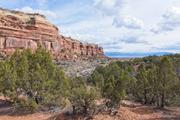 View of Liberty Cap and the end of the canyon