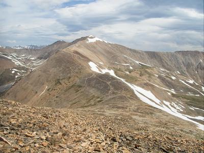 Mt. Sherman from the summit of Mt. Sheridan